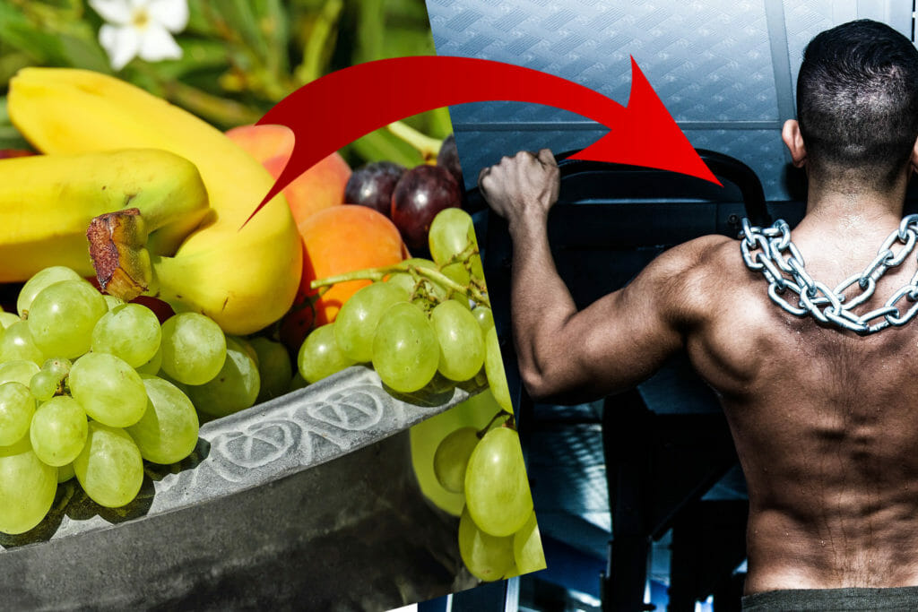 Frutas para ganar musculo