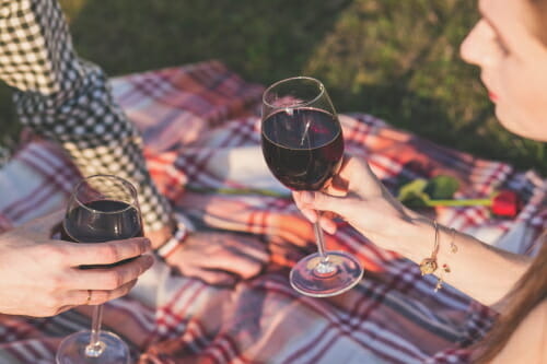 en el día del amor pueden ir de picnic
